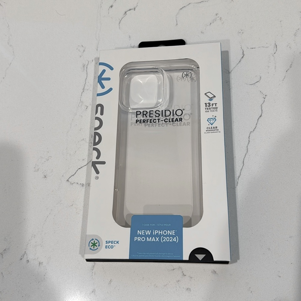Speck PRESIDIO PERFECT-CLEAR Apple iPhone 16 Pro Max Case